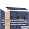 Salsbury Industries Wardrobe Locker, 45" W, 24" D, 76" H, (3) Wide, (6) Openings, Blue 27364BLU - alternate 7